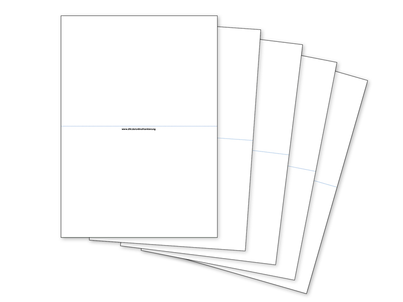 Klebeetiketten für DHL Online Frankierung