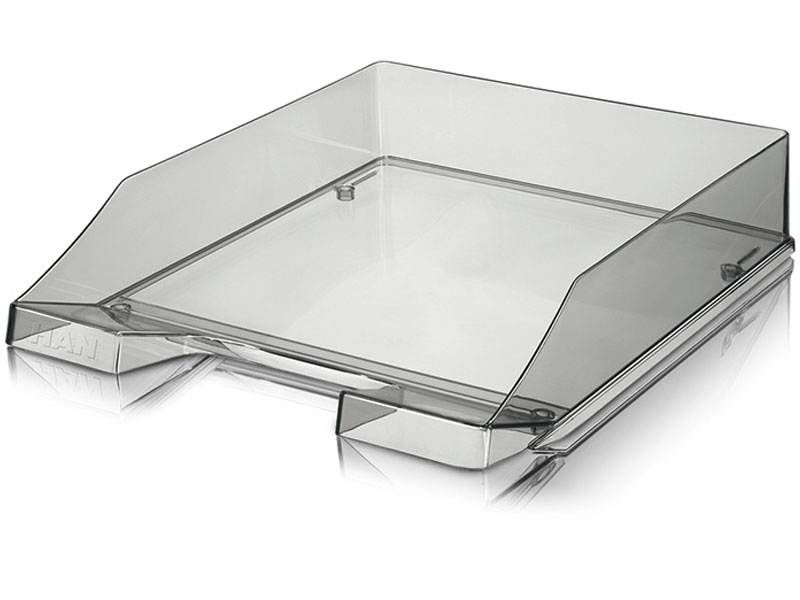HAN Briefablage Klassik grau-transparent 