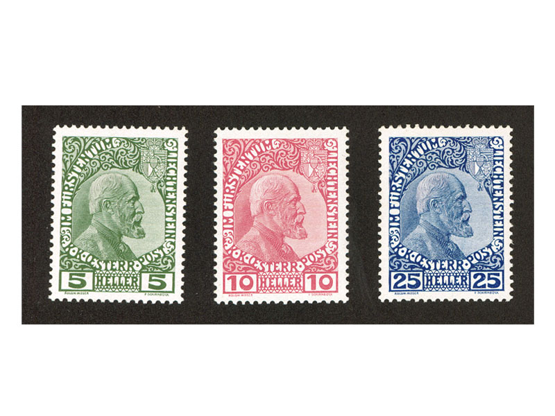 Liechtenstein Steckkarte "Johann II."