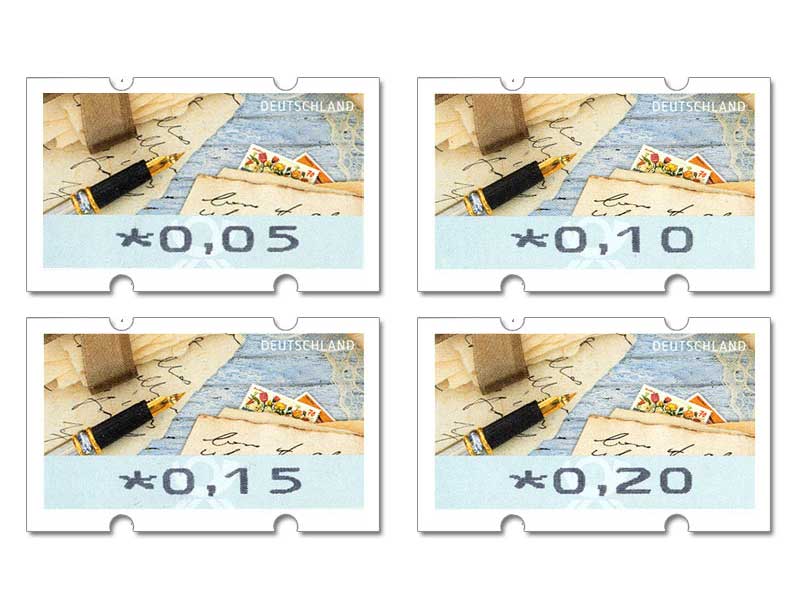 Automatenmarken-Set Ergnzungssatz "Briefe schreiben", 2019