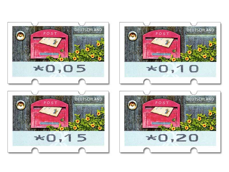 Automatenmarken-Set Ergnzungssatz "Briefe empfangen", 2019