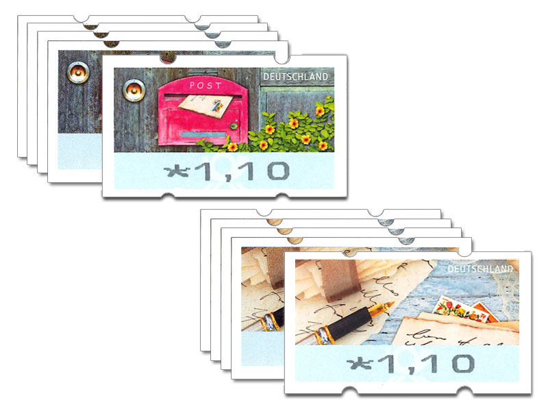 Automatenmarken-10er-Set á 1,10 EUR, Motivgemischt, 2019