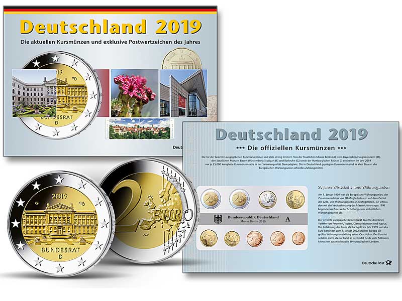 Kursmnzen der Prgesttte Mnchen (D) 2019