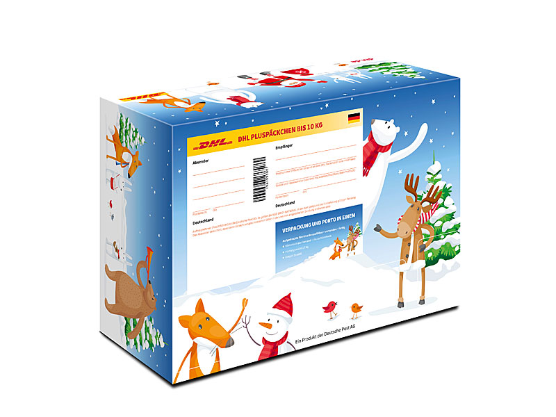 DHL PLUSPÄCKCHEN S Sonderedition "Weihnachten 2019"