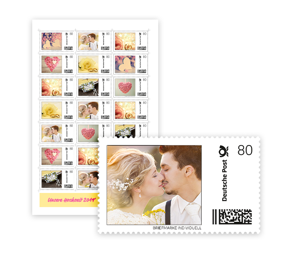 Produktfoto Individuelle Briefmarken