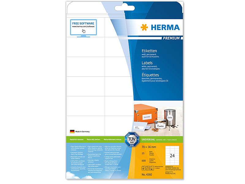 Bild "Herma Etiketten Nr. 4360"