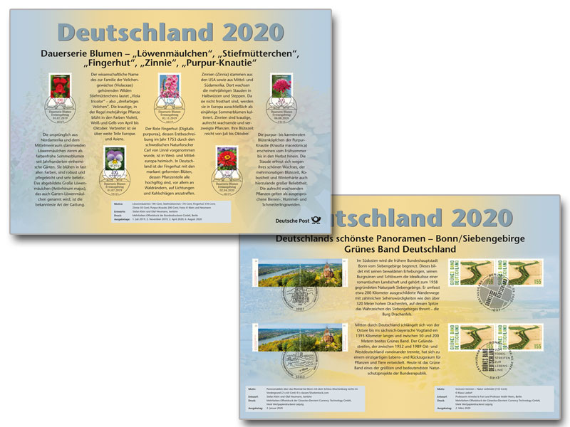 Kursmünzen der Prägestätte Stuttgart (F) 2020