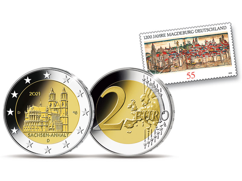 Gedenkbrief World-Money-Fair 2021: "Sachsen-Anhalt"