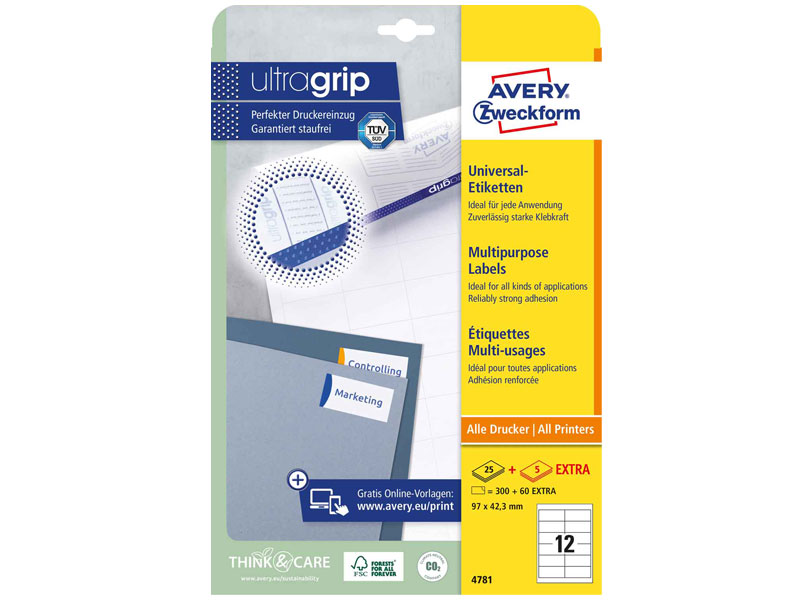 Avery Zweckform Universal-Etiketten