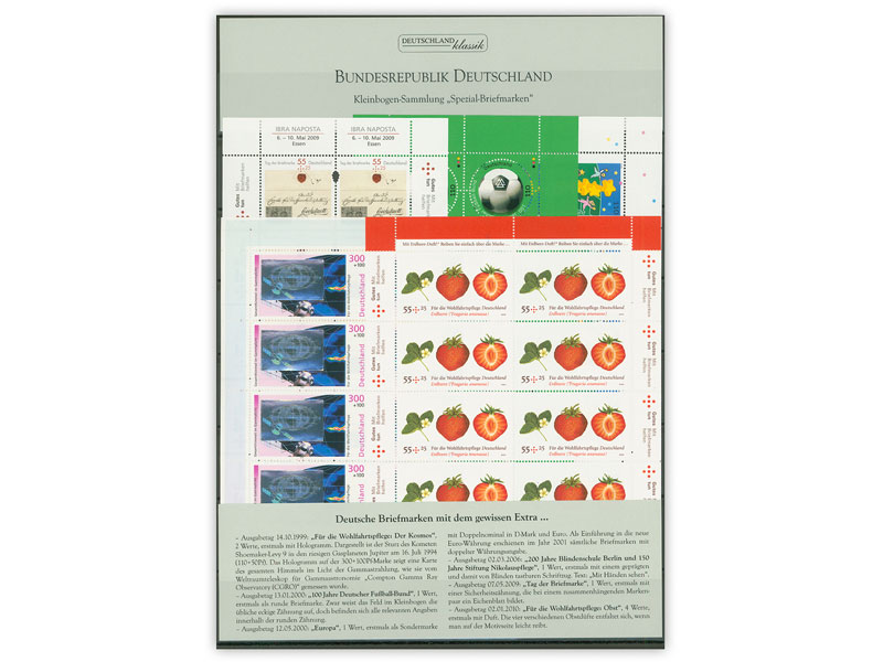 BRD: Kleinbogen-Kollektion "Spezial-Briefmarken"