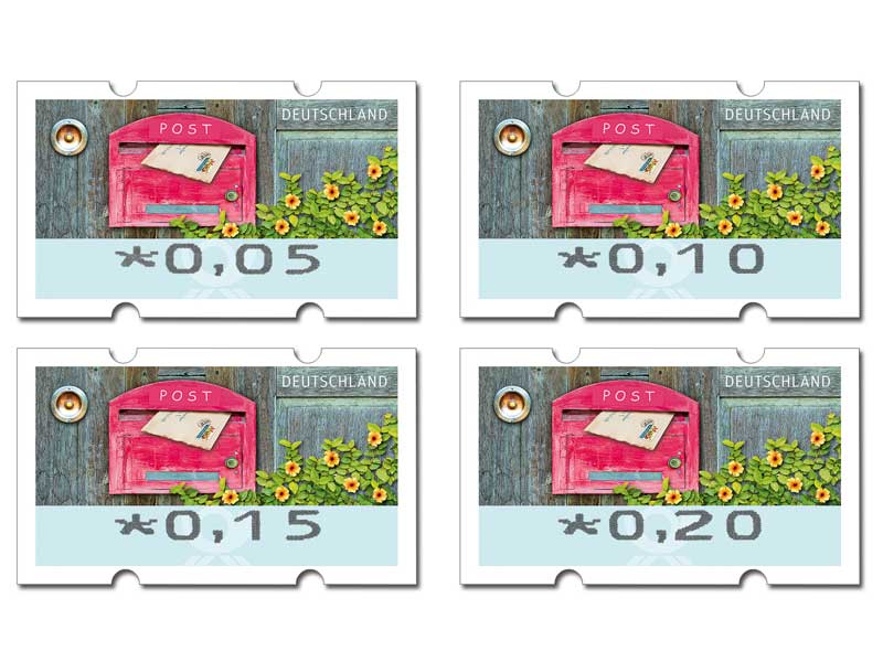 Automatenmarken-Set Ergänzungssatz "Briefe empfangen", 2022