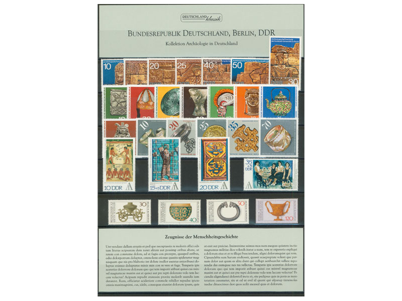 Kollektion "Archäologie in Deutschland"