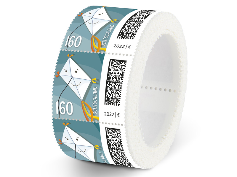 Ein Brief als Papierdrachen