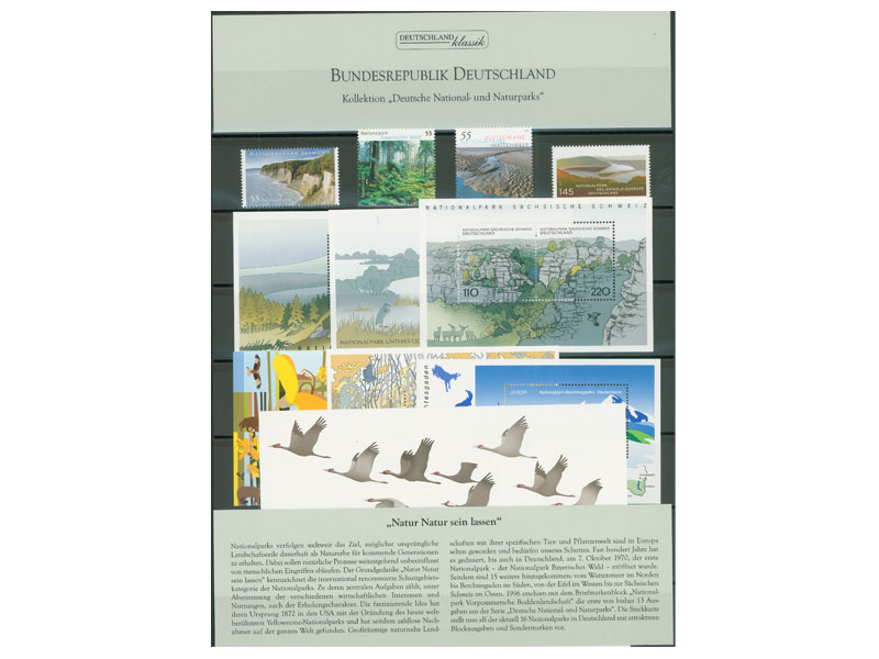 BRD: Kollektion "Deutsche National-und Naturparks"