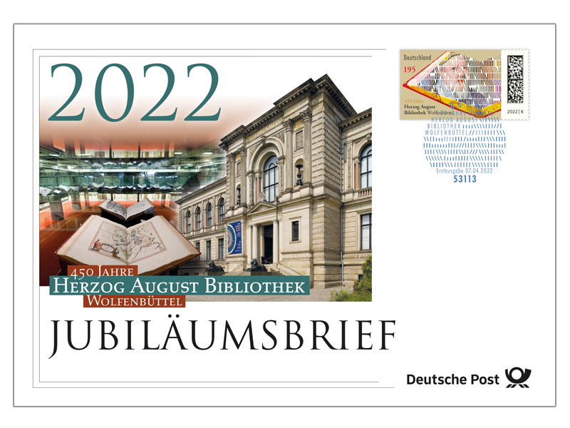 Jubiläumsbrief 450 Jahre Herzog August Bibliothek Wolfenbüttel