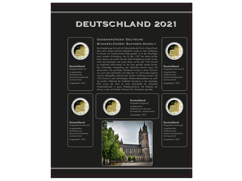 2-Euro Gedenkmnzen Nachtrag, 2021