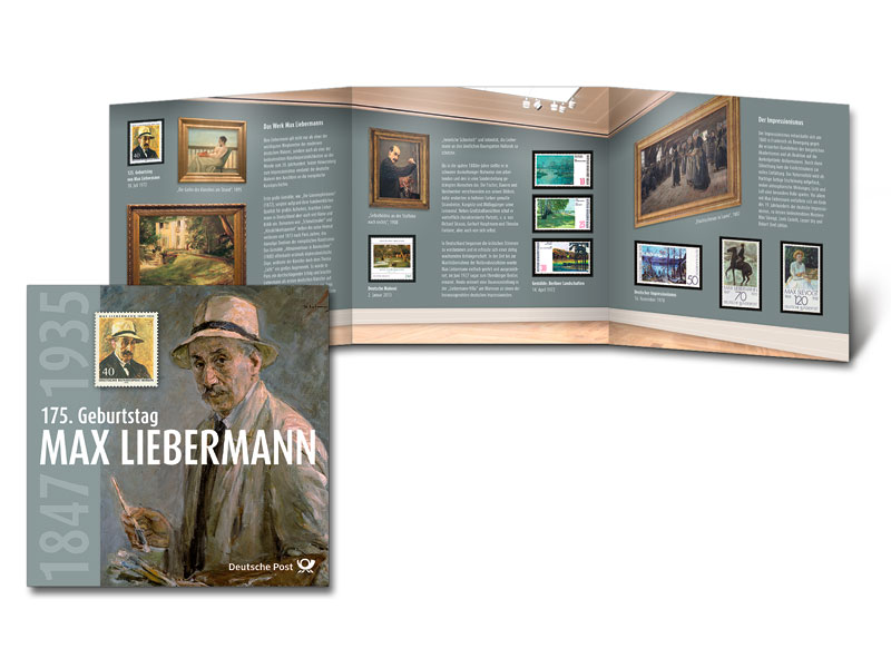 Schmuckblatt "Max Liebermann"