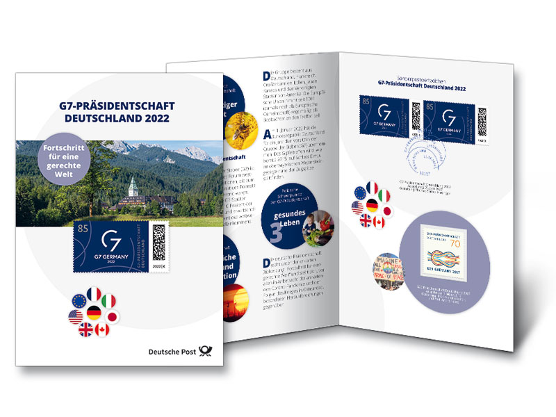 Erinnerungsblatt "G7-Prsidentschaft Deutschland 2022" 