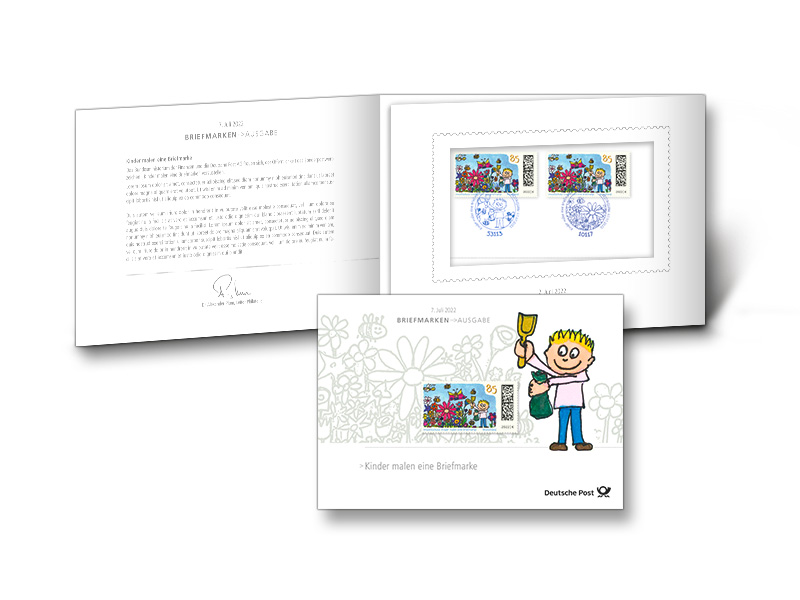 bergabekarte "Kinderzeichnungen"