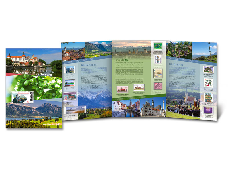 Gedenkset "Touristische Entdeckungen  Allgu und Oberbayern"