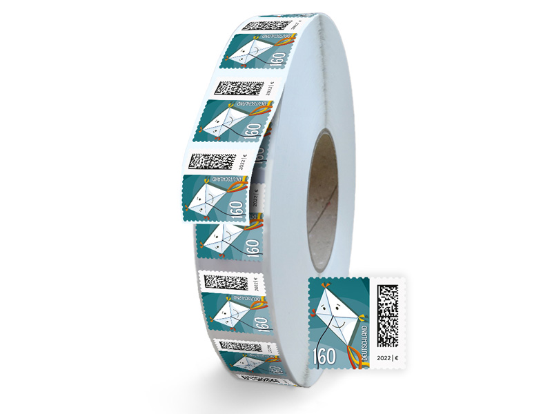 Ein Brief als Papierdrachen