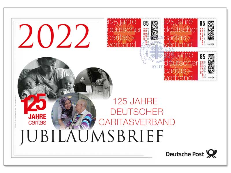 Jubilumsbrief "125 Jahre Deutscher Caritasverband"