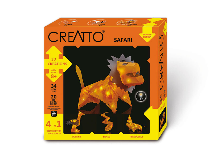 CREATTO Experimentierkasten "Lwe/Safari"