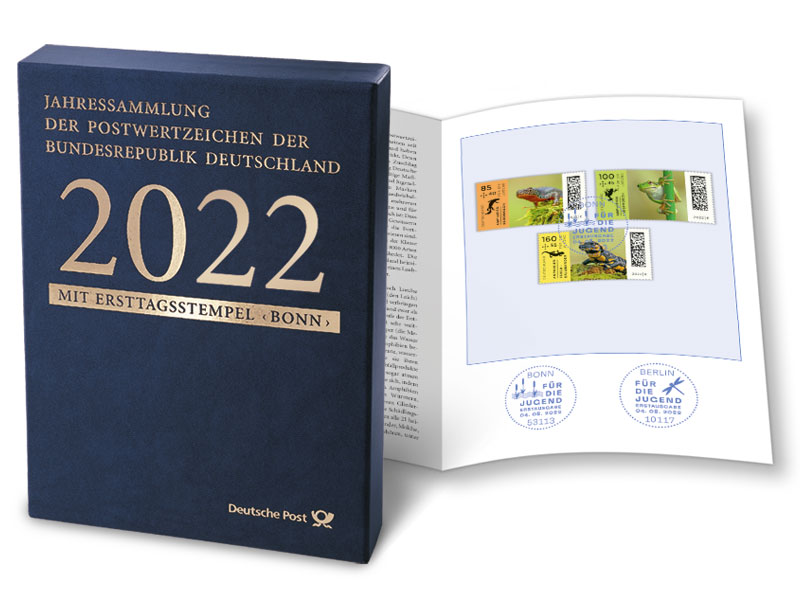 Postwertzeichen-Jahressammlung 2022 