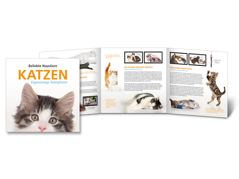 Schmuckblatt "Katzen"