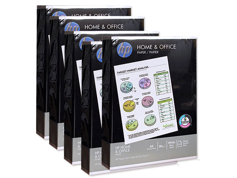 HP Kopierpapier Home & Office  DIN A4 - 5er-Pack