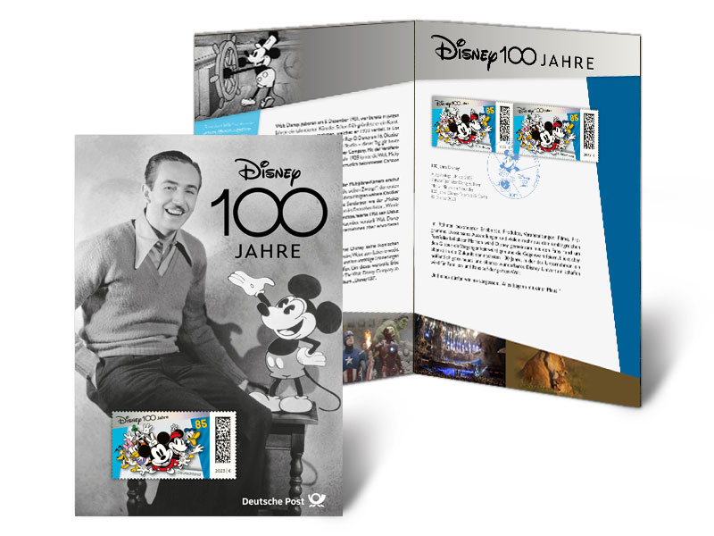 Erinnerungsblatt "100 Jahre Disney"