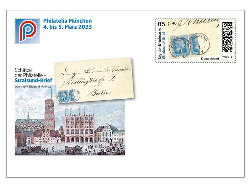 Messebriefumschlag "Philatelia Mnchen" 2023