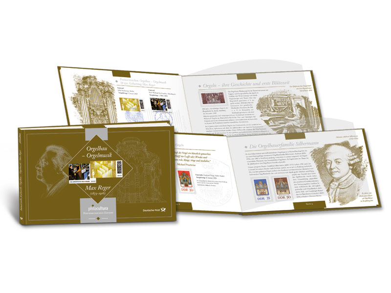 Booklet "philacultura" - Orgelbau - Orgelmusik/Geburtstag Max Reger