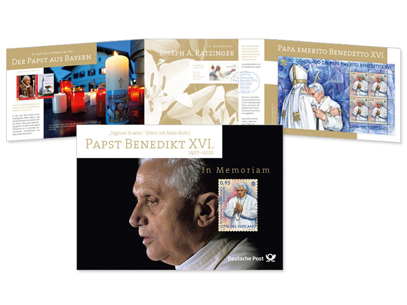 Schmuckblatt "IN MEMORIAM BENEDIKT XVI."