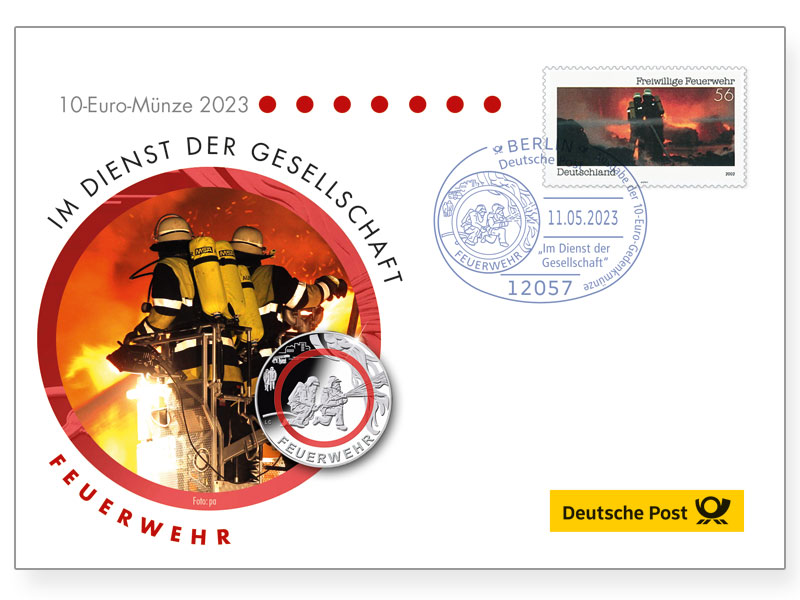Numisbrief "Feuerwehr"