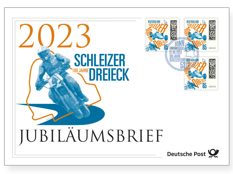 Jubilumsbrief "100 Jahre Schleizer Dreieck"