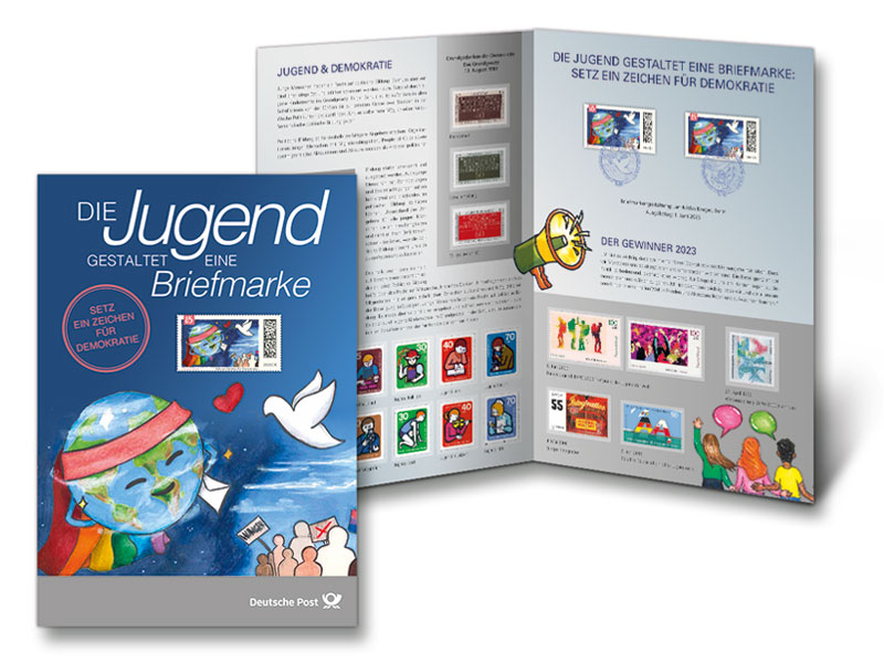 Gedenkset "Die Jugend gestaltet eine Briefmarke"