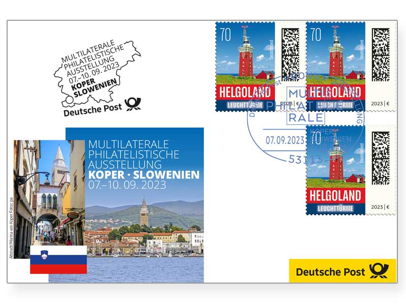 Messebeleg "Multilaterale Philatelistische Ausstellung Koper &middot; Slowenien" 2023