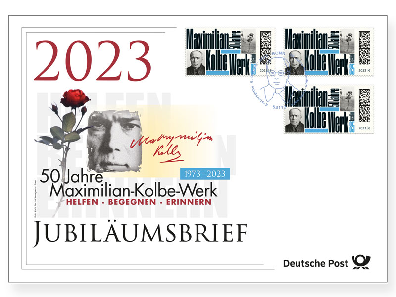 Jubiläumsbrief 50 Jahre Maximilian-Kolbe-Werk