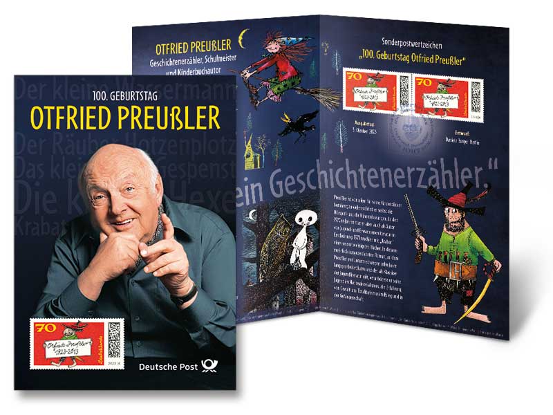 Erinnerungsblatt "100. Geburtstag Otfried Preuler"