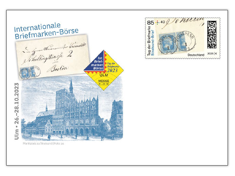 Messebriefumschlag "Internationale Briefmarken-Brse Ulm" 