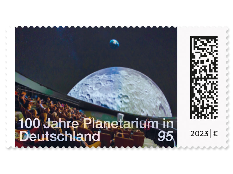 100 Jahre Planetarium in Deutschland, Briefmarke zu 0,95 EUR, 10er-Bogen