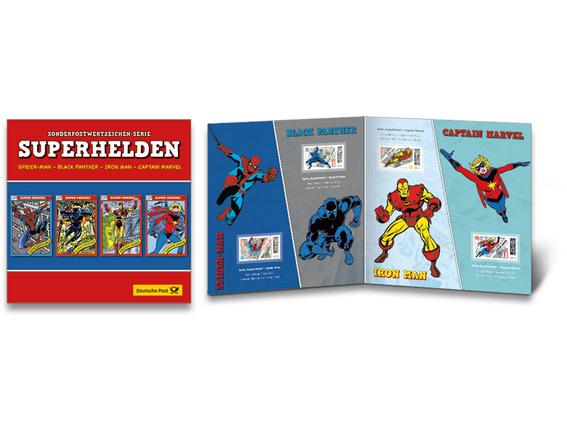 Schmuckblatt Superhelden