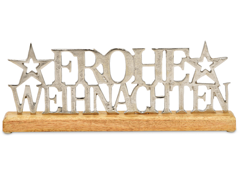 Aufsteller "Frohe Weihnachten"