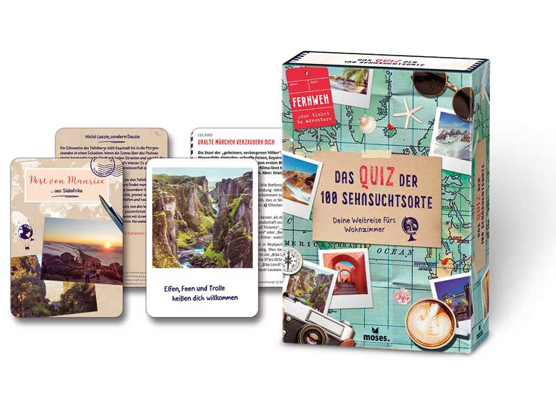 Quizkarten "Das Quiz der 100 Sehnsuchtsorte"