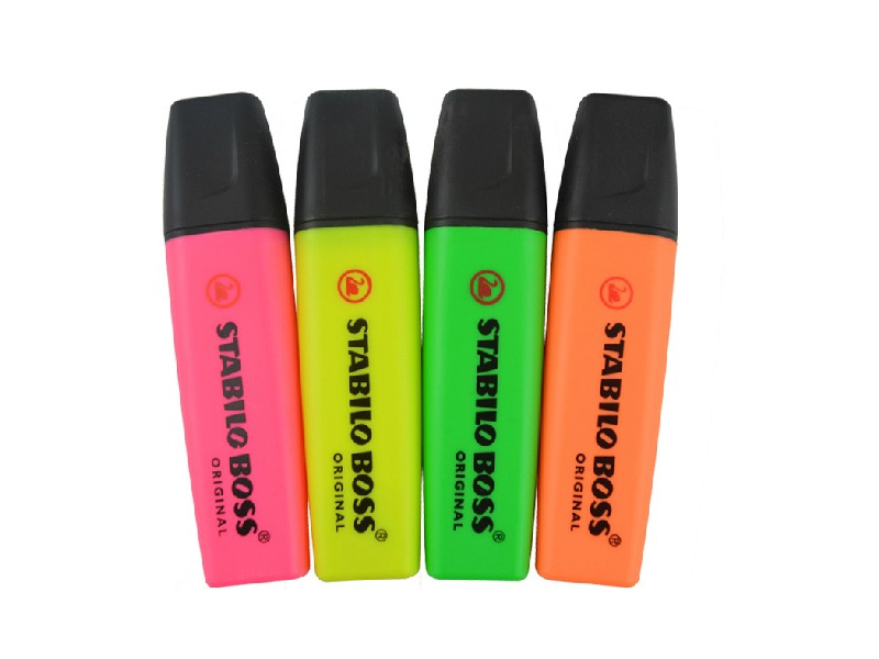 Bild "Stabilo Boss Textmarker" 4er-Set