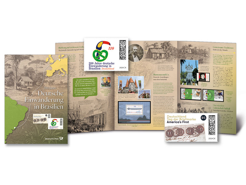 Gedenkset "200 Jahre deutsche Einwanderung in Brasilien"
