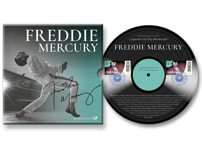 Schmuckblatt "Freddie Mercury"