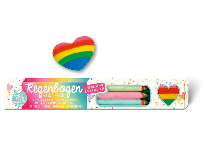 Regenbogen Bleistift Set