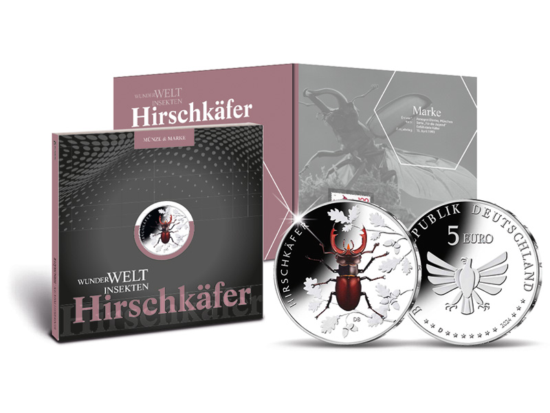 Numisfolder Mnze & Marke: "Hirschkfer"